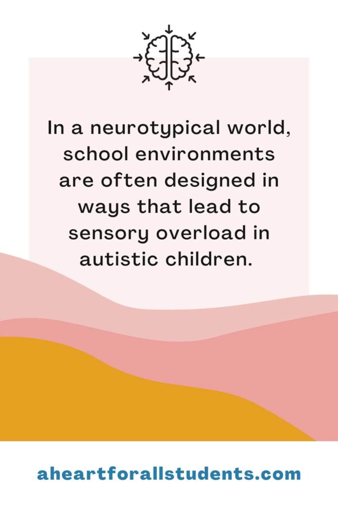 quote about adhd and autism against pink and orange background